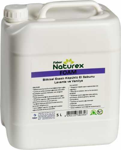 Faber Naturex Lavanta & Vanilya Kokulu Köpük El Sabunu (5 L Bidon)