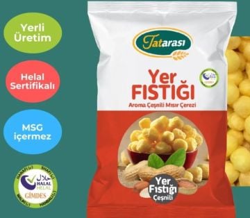 Tatarası Yer Fıstığı Çeşnili Mısır Cipsi 50 GR 5liSet