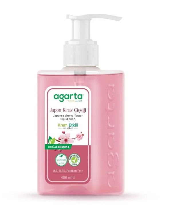 Agarta Doğal Japon Kirazı Çiçeği Sıvı Sabun 400ml