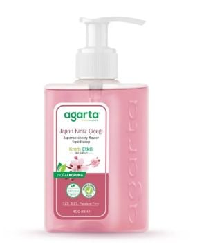 Agarta Doğal Japon Kirazı Çiçeği Sıvı Sabun 400ml