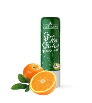 Yeşil Marka Doğal Portakallı Dudak Balmı