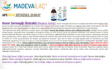 Apideva Propolisli Bitkisel Şurup 100ml