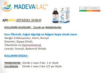 Apideva Propolisli Bitkisel Şurup 100ml