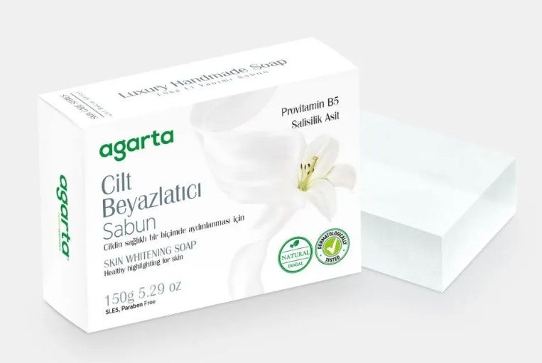 Agarta Doğal Cilt Beyazlatıcı Sabun 150gr