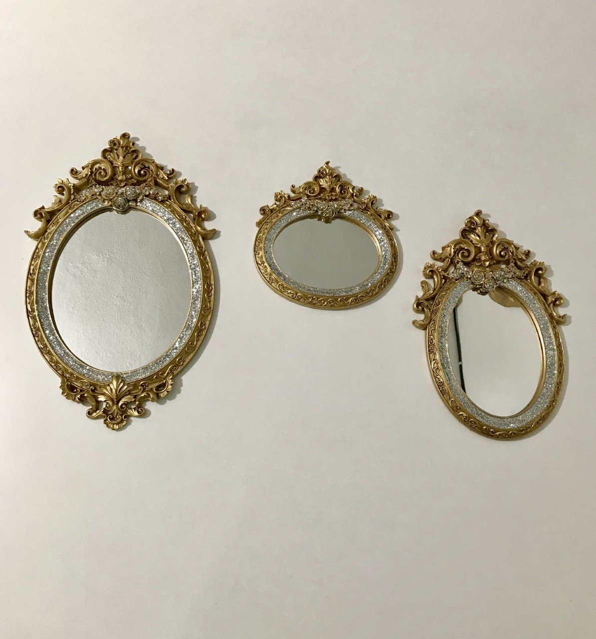 Üçlü Dekoratif Ayna Takımı