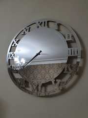 Dekoratif Ayna Pileksi Kırılmaz Saat