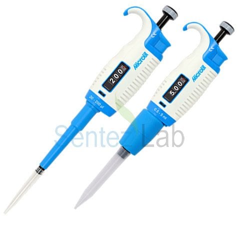 MİCROLİT RBO Serisi Ayarlanabilir Seviye Tek Kanallı Mikropipet 1 - 10 ml