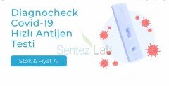 DiagnoCheck COVID-19 Hızlı Antijen Test Kiti 25 Adet/Kutu