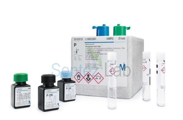 Merck 100885 Sodium Cell Test in nutrient solutions for fertilization Method: photometric 10 - 300 mg/l Na Spectroquant 25 Test