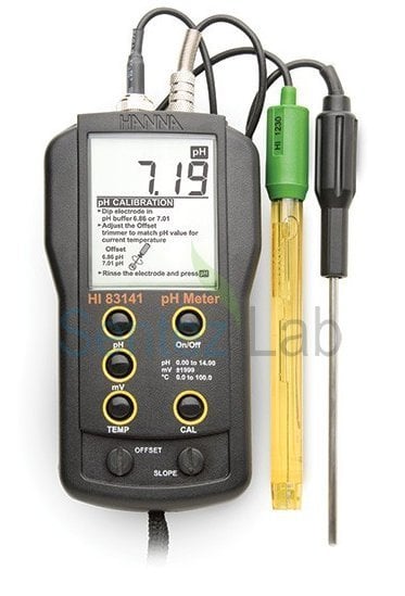 Hanna HI83141 Portatif pH Metre 0.00... +14.00 pH / ±1999 mV / 0... 100 °C