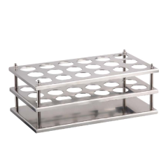 Tüp Standı, (falkon) Paslanmaz 3 x 6 - Tube Rack - 18 Tüp Kapasiteli 35mm