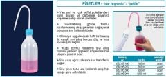 ISOLAB 062.05.500 Piset - P.E Dar Boyun Şeffaf 500 ml