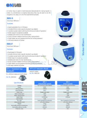 ONiLAB MX-S Vorteks 2500 rpm