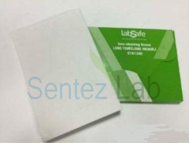 Lens Temizleme Kağıdı, 100x150 mm  100 Adet/Paket