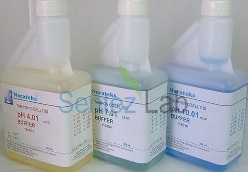 pH Metre Kalibrasyon Sıvısı - Tampon Çözeltisi - 3lü Set pH 7.01 ve pH 4.01 veya pH 10.01