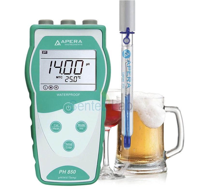 Apera pH Metre Portatif İçecek Üretimi için LabSen® 213 Cam pH/Sıcaklık Elektrodu ile birlikte