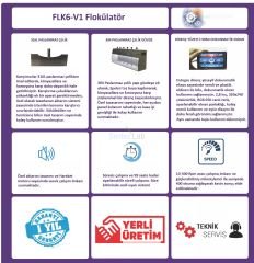 FLK6-V2  Jar Test Cihazı (Flokülatör) Dijital Kontrollü 20... 300 rpm
