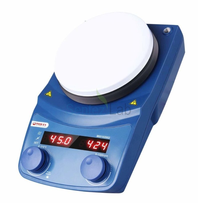 FOURE'S Dijital Isıtıcılı Manyetik Karıştırıcı 50 – 1500rpm 310 °C / 20 Lt Kapasite