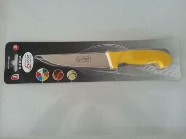 Behçet Moblen Sarı Saplı Tavuk Bıçağı 2 Numara
