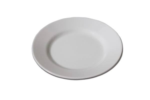 İkram Dünyası Servis Tabağı Melamin Beyaz 26 Cm