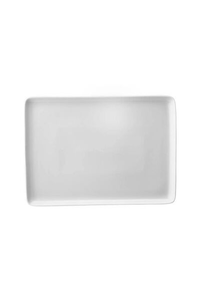 Kütahya Porselen Tan Serisi 23x17 cm Dikdörtgen Seris-Sunum Tabağı