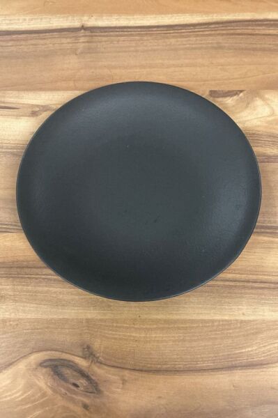 Kütahya Porselen Mezolik Serisi 27 cm Siyah Servis-Sunum Tabağı