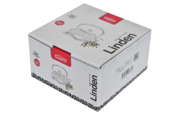 Bambum Linden - Menekşe 1200 ml Kırmızı Döküm Çaydanlık