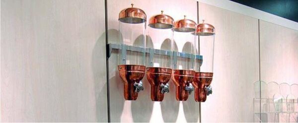 Bidonss Mekanizmalı Bakır 15*62 CM. P3315B