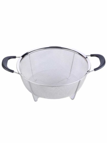 Narin Makarna Süzgeci Silikon Kulplu 25,5cm