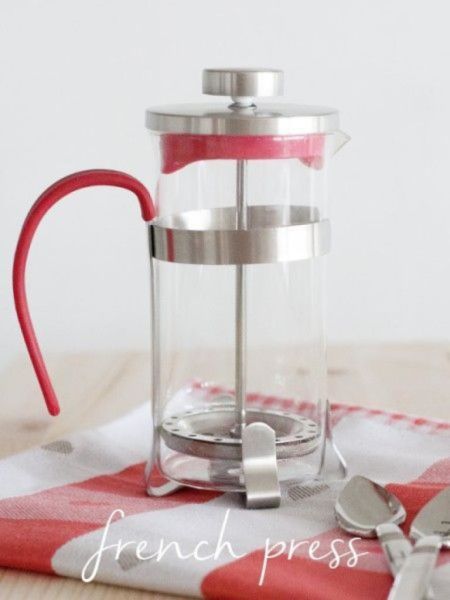 Narin French Press Kırmızı 350 ML 30275