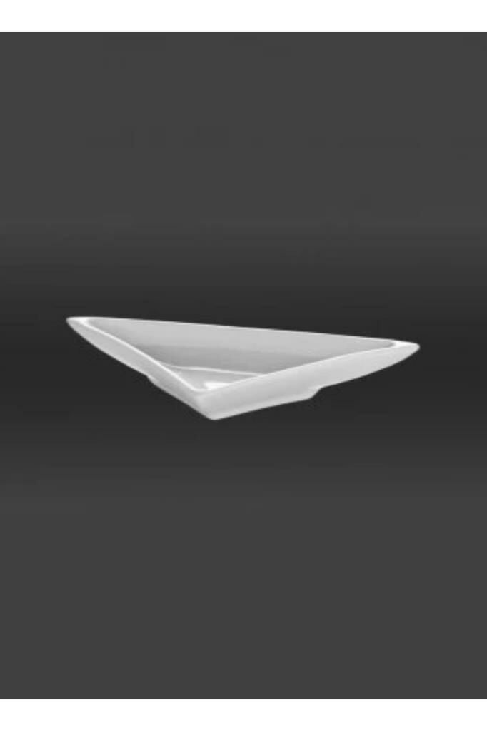 Kütahya Porselen Tavola 15 cm Mini Üçgen Kahvaltı,Sos,Meze,Çerez Kasesi