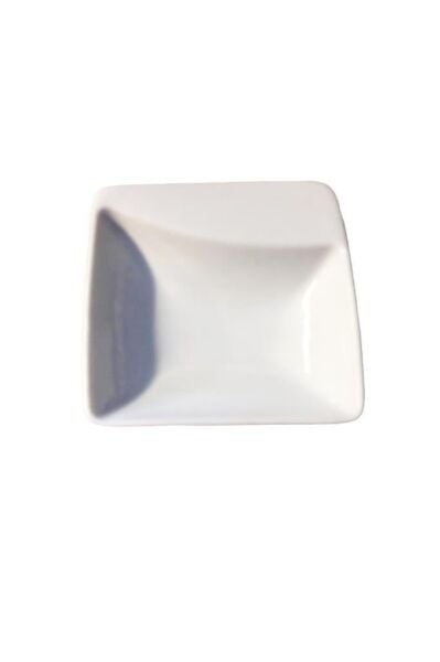 Kütahya Porselen Tavola 7 cm Mini Kare Kahvaltı,Sos,Meze,Çerez Tabağı 3 lü