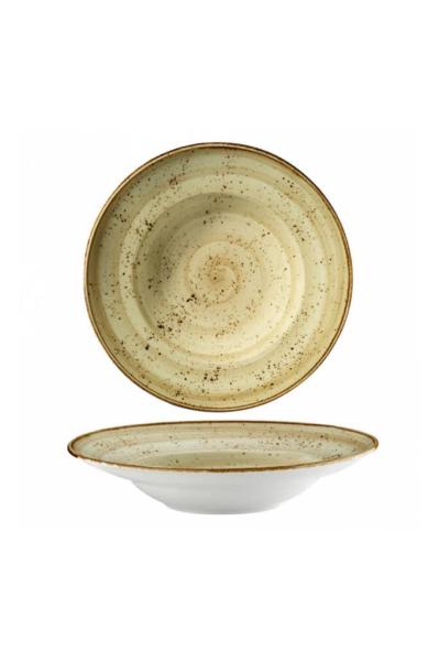 Kütahya Porselen Risus 27 cm Makarna Tabağı Bej