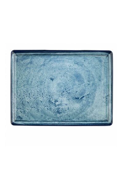Kütahya Porselen Nano Krem 30X22 cm Düz Tabak 890003