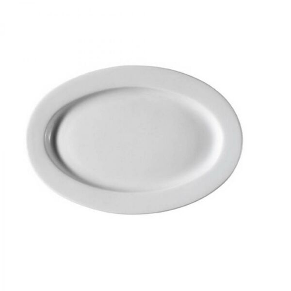 Kütahya Porselen Pera Serisi Kayık Tabak 18 Cm