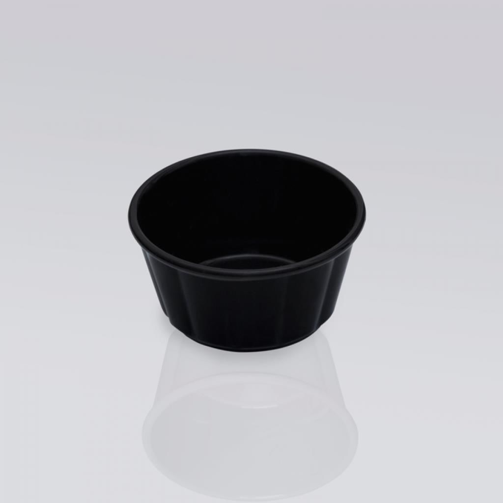GastroPlast Sosluk - Reçellik Ø72mm Siyah