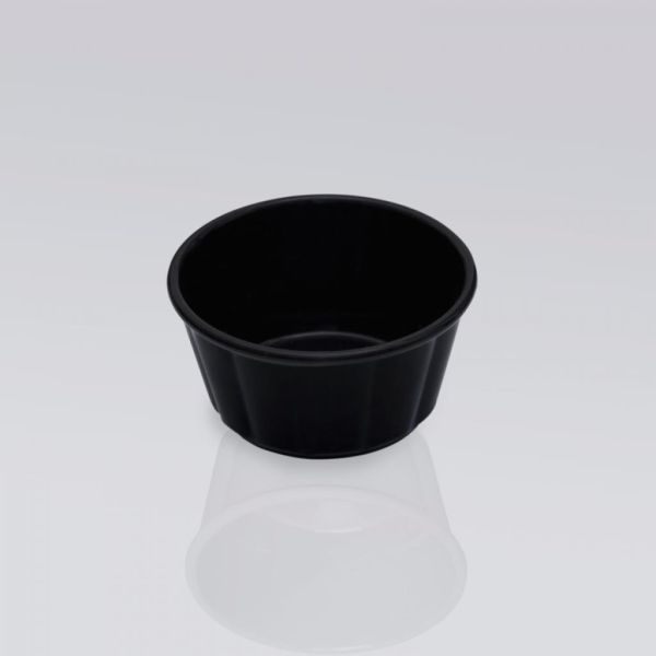 GastroPlast Sosluk - Reçellik Ø72mm Siyah