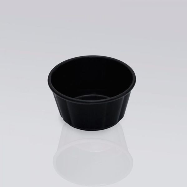 GastroPlast Sosluk - Reçellik Ø72mm Siyah