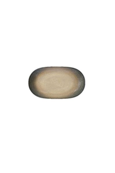 İkram Dünyası Canyon 14 cm Oval Kayık Kahvaltılık,Mezelik,Çerezlik Tabak 3 lü