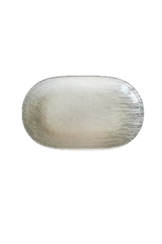 İkram Dünyası Brezza 18 cm Oval Kayık Kahvaltılık,Mezelik,Salata Tabak 2 li
