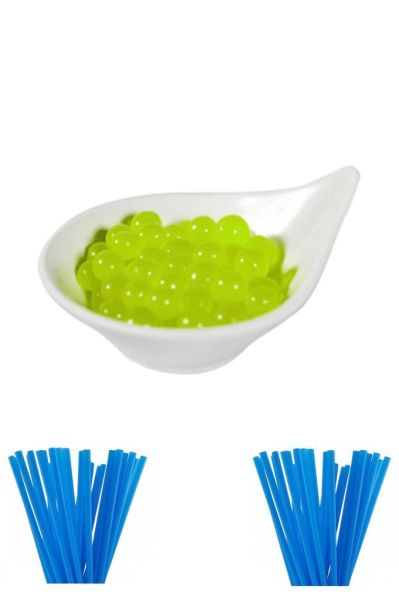 Bobajoy Limon Bubble Tea ve 200 Pipet Set