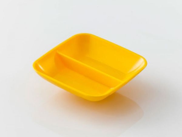 GastroPlast Sosluk - Reçellik 2 Bölmeli Sarı