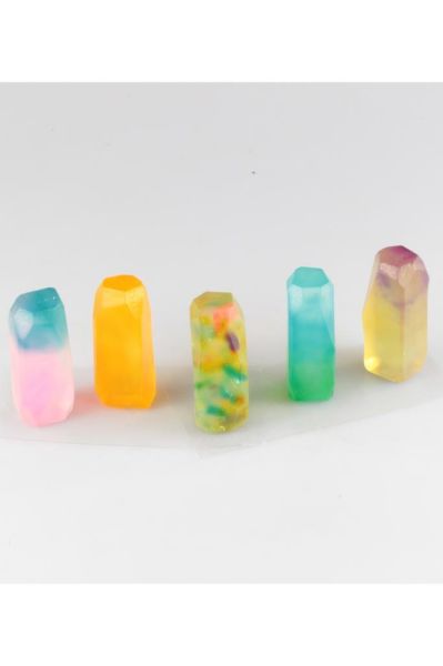Zarias's Sabun Gemstone Kristal Dekoratif Sabun Karışık Set