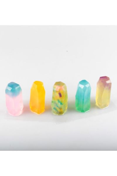 Zarias's Sabun Gemstone Kristal Dekoratif Sabun Karışık Set