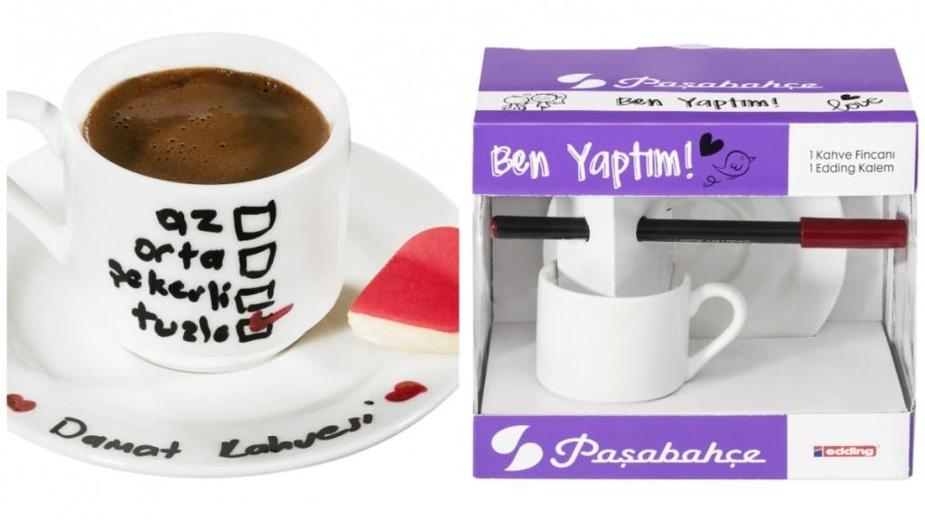 Paşabahçe Ben Yaptım Kahve Fincanı Tabaklı 96433
