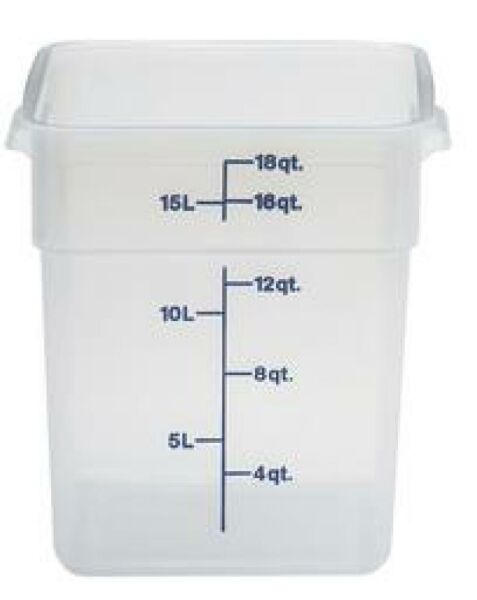 Cambro Kare Saklama Kabı Yarı Saydam 7.6 Lt