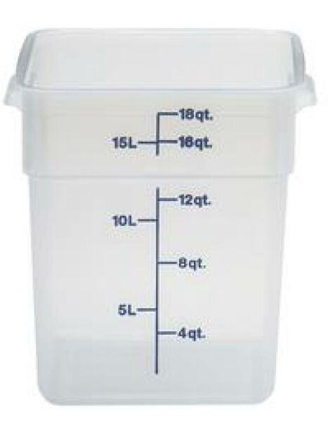 Cambro Kare Saklama Kabı Yarı Saydam 7.6 Lt
