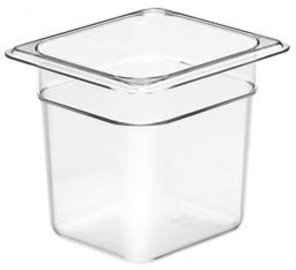 Cambro Polikarbon Küvet Şeffaf 1/4-65