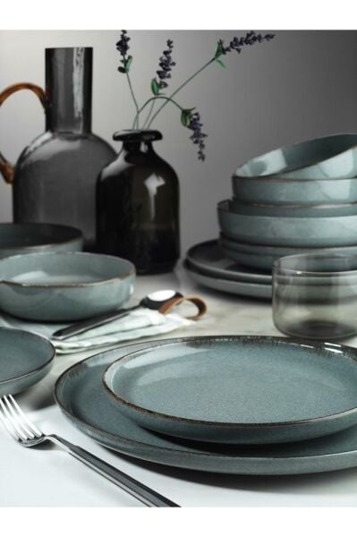 Pearl Mood 24 Parça Yemek Takımı Mavi