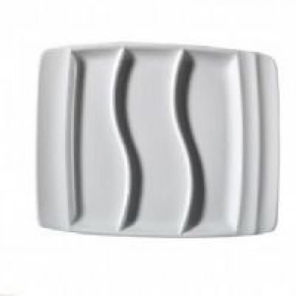 Safir Serisi 3 Bölmeli Kayık Tabak 27 Cm